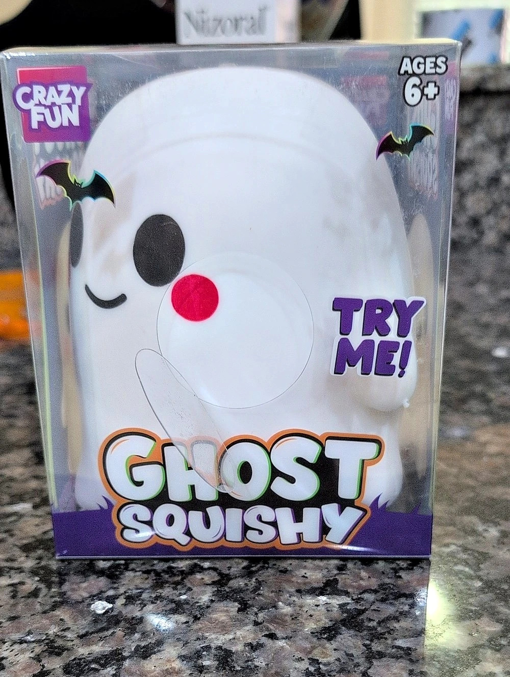 Crazy Fun White Ghost Squishy